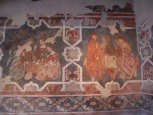 Castello di Arco - affreschi giochi da tavola