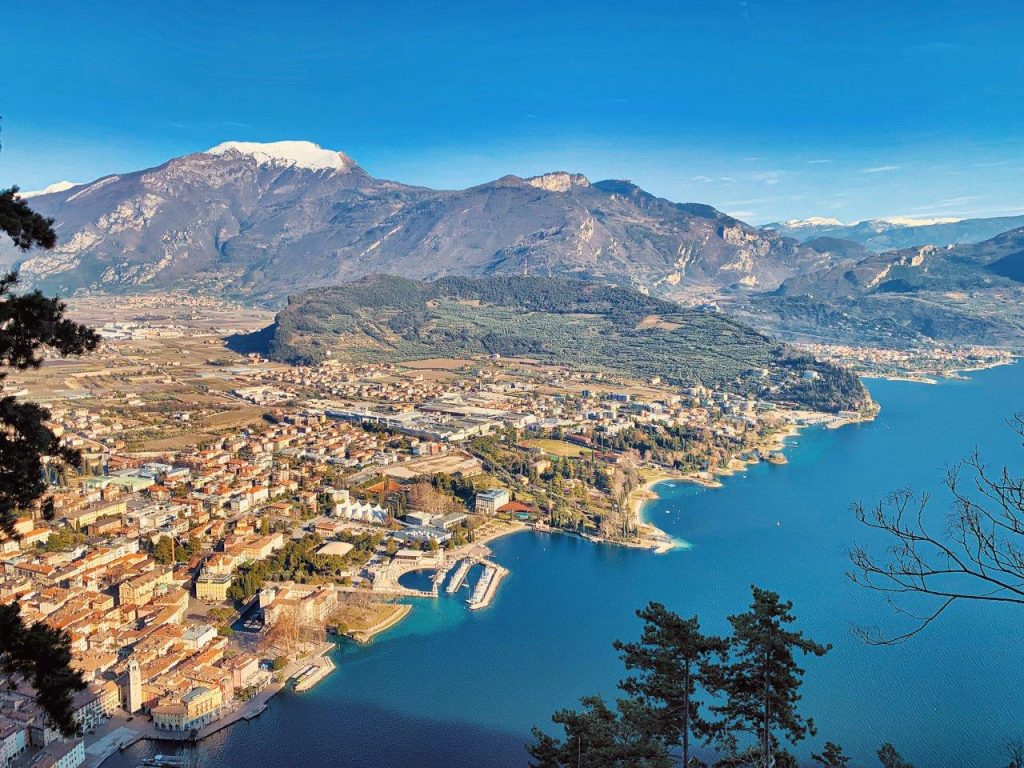 Riva del Garda, the city of Lake Garda. 