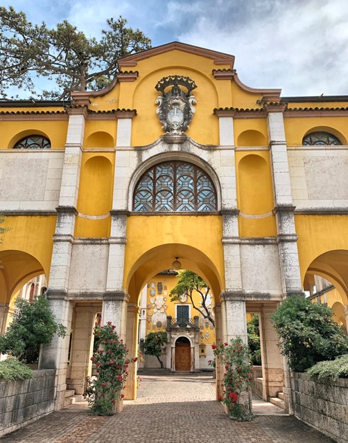 The Vittoriale degli Italiani: Gabriele D'Annunzio's house on Lake Garda. 