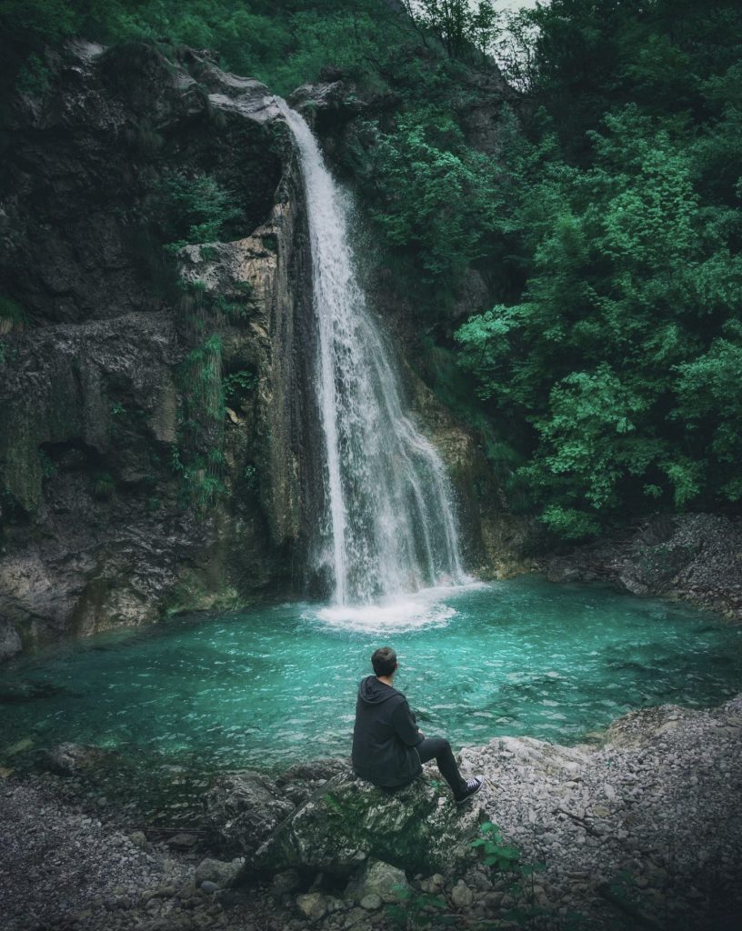 The "hidden" waterfalls of Lake Garda. 
