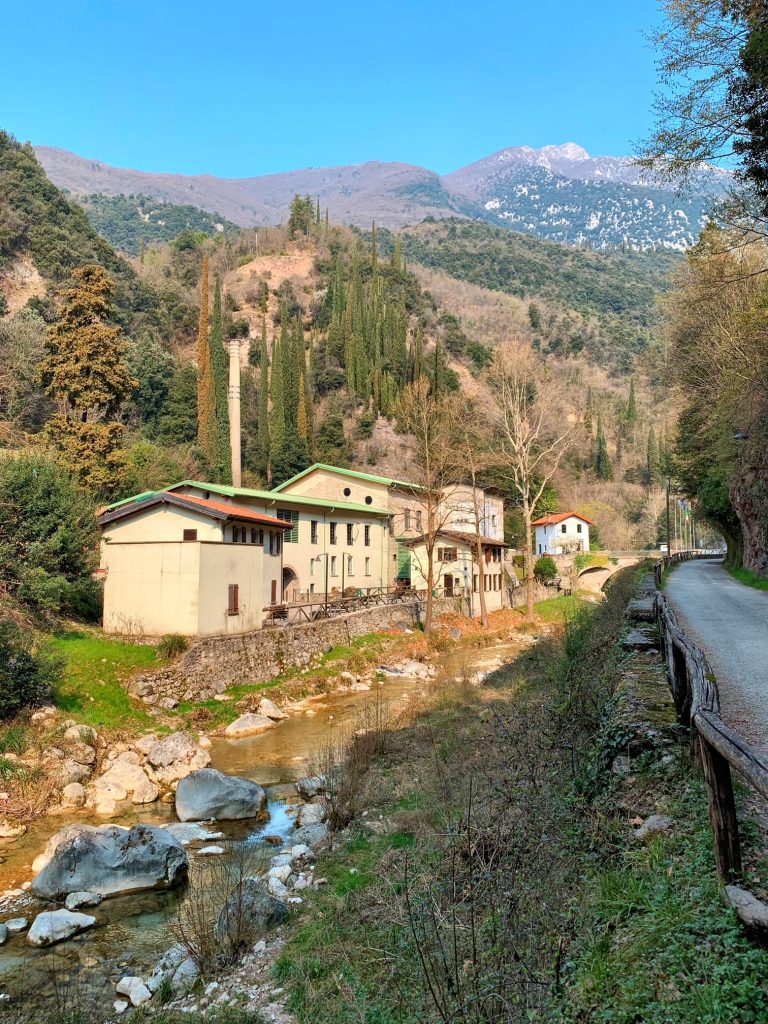 The Valle delle Cartiere in Toscolano Maderno on Lake Garda. 