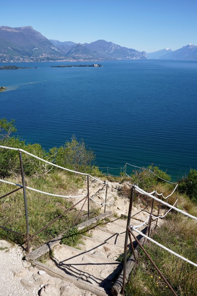 The Rocca di Manerba, guardian of the precious ecosystem of Lake Garda. 