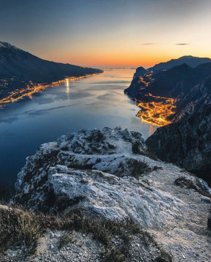 Tramonto Lago di Garda - punta larici