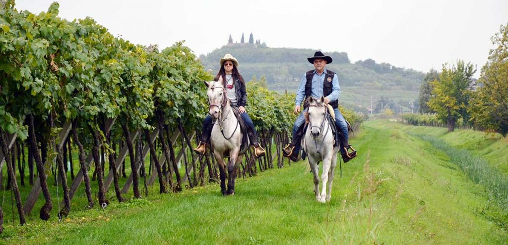 a cavallo in lessinia