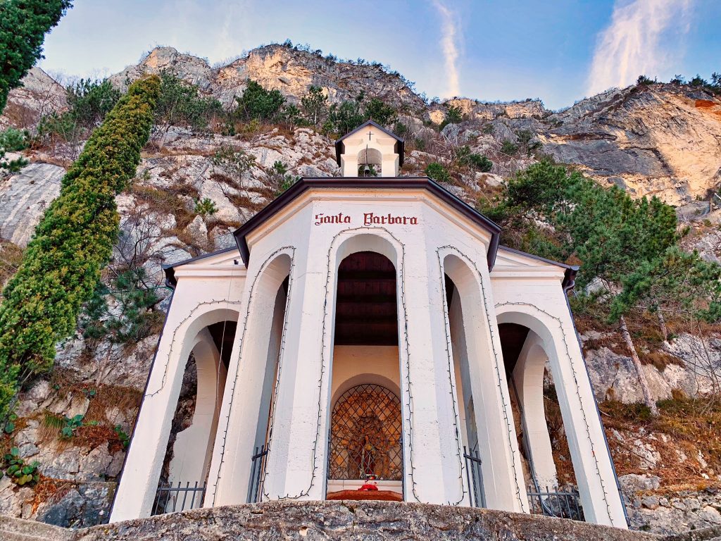 Chiesa di Santa Barbara Riva del Garda.Copyright @lakegardaphoto