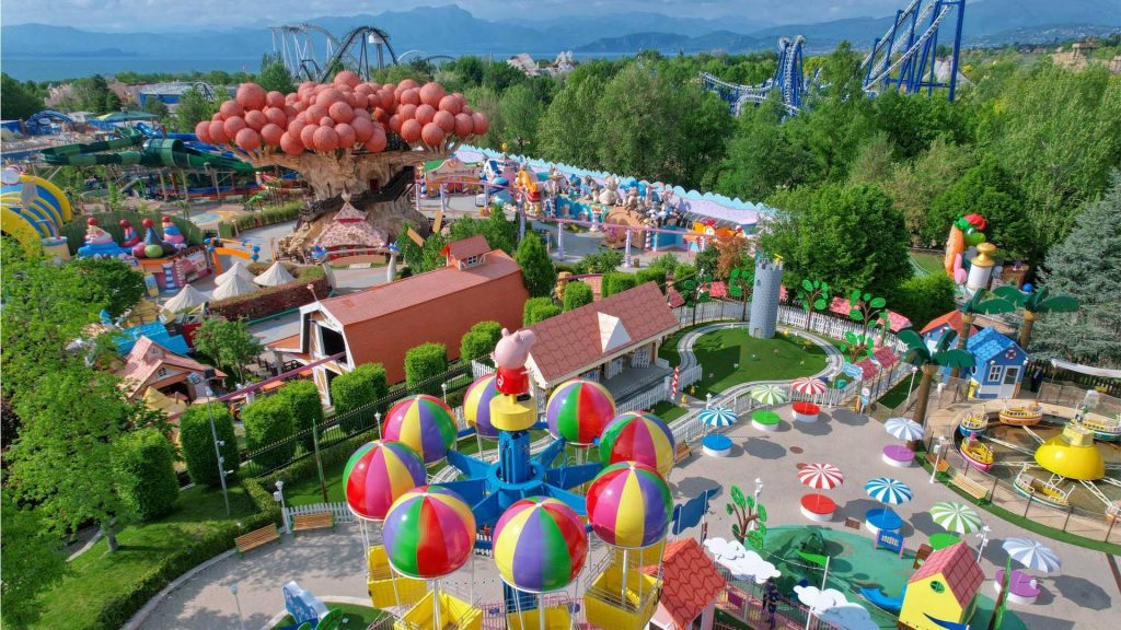 Gardaland lake Garda