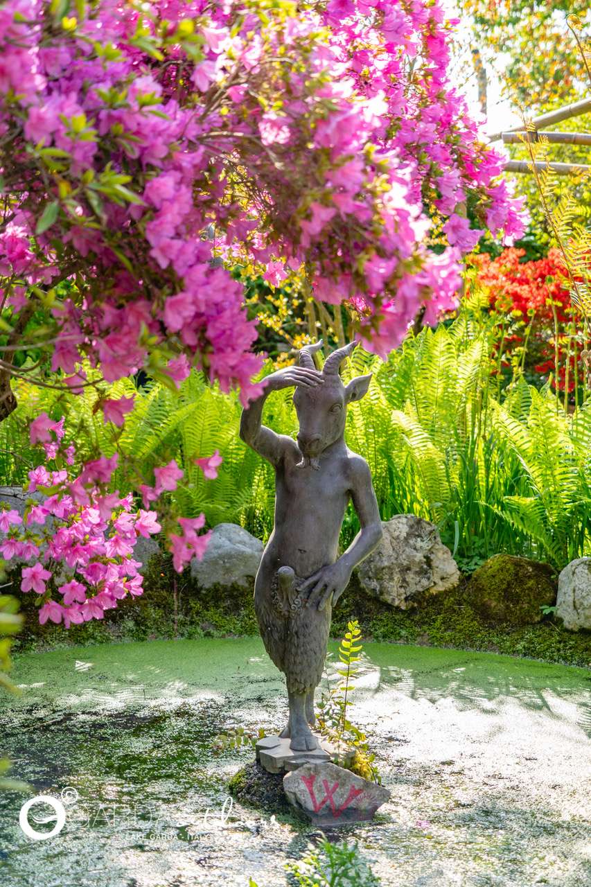 Heller Garden, the garden of Eden in Gardone Riviera on Lake Garda. 