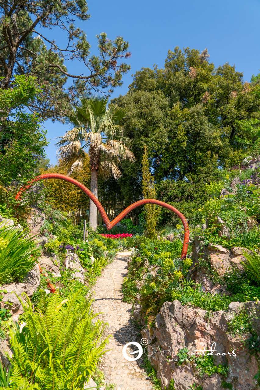 Heller Garden, the garden of Eden in Gardone Riviera on Lake Garda. 