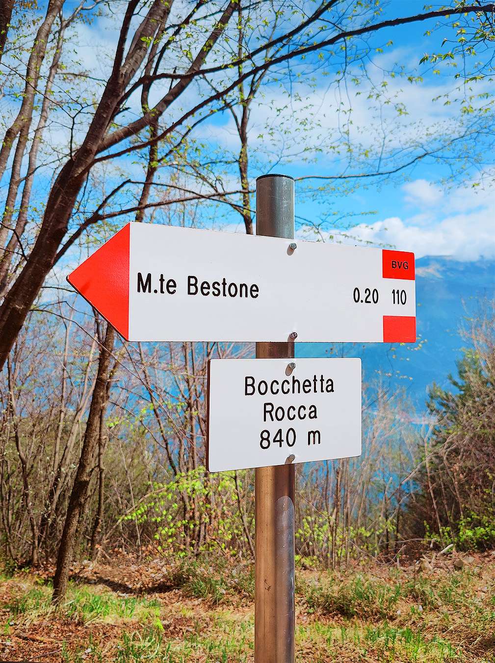 Trekking to Monte Bestone, an incredible view of the upper Lake Garda. 