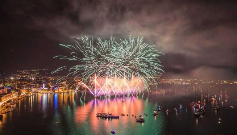 fuochi d'artificio a Riva del Garda