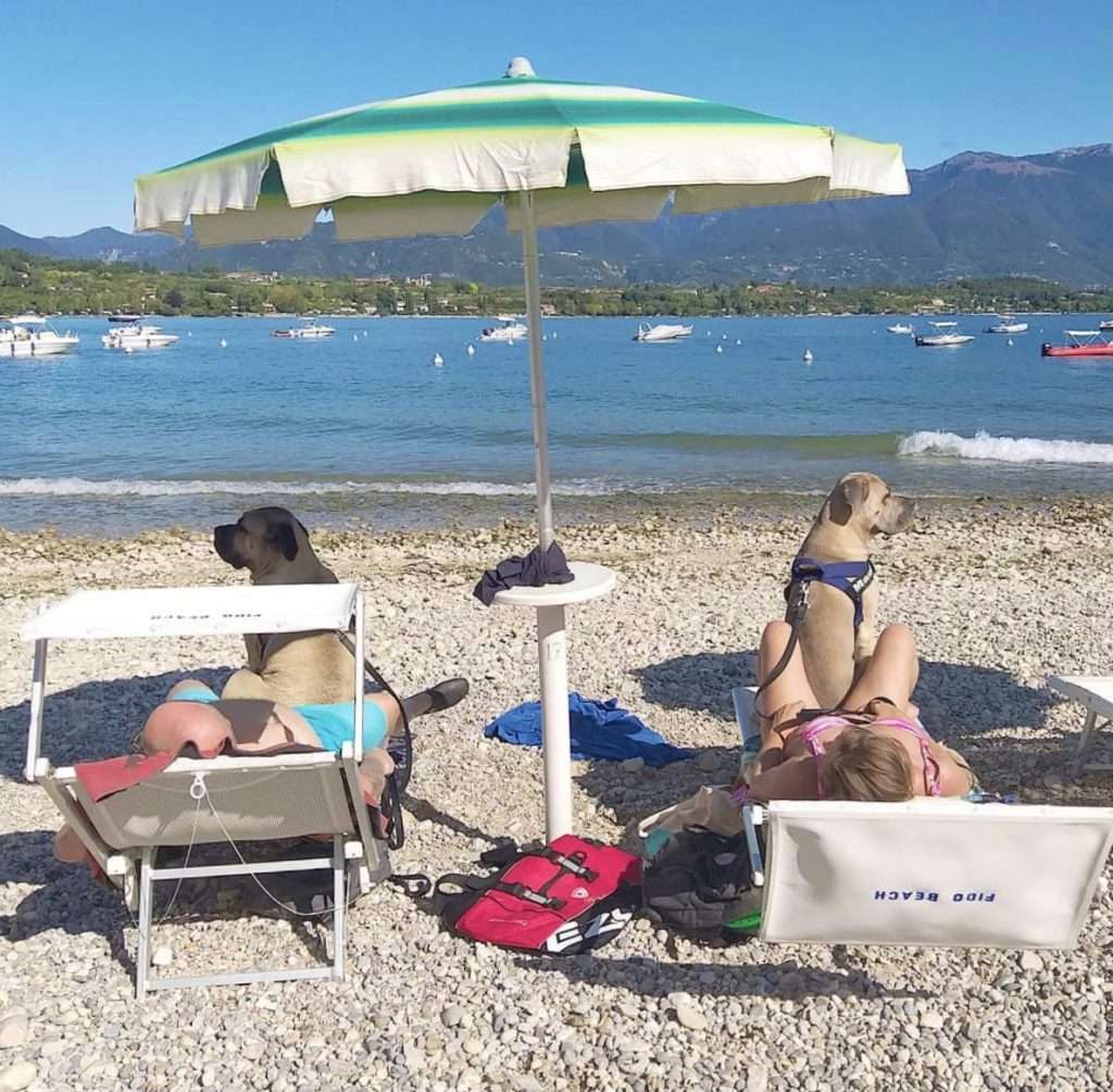 dog beaches on lake garda
